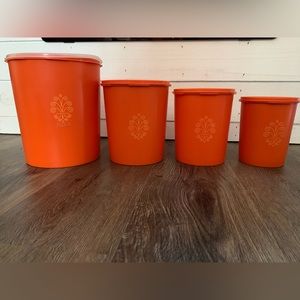 Vintage Tupperware Canister Set